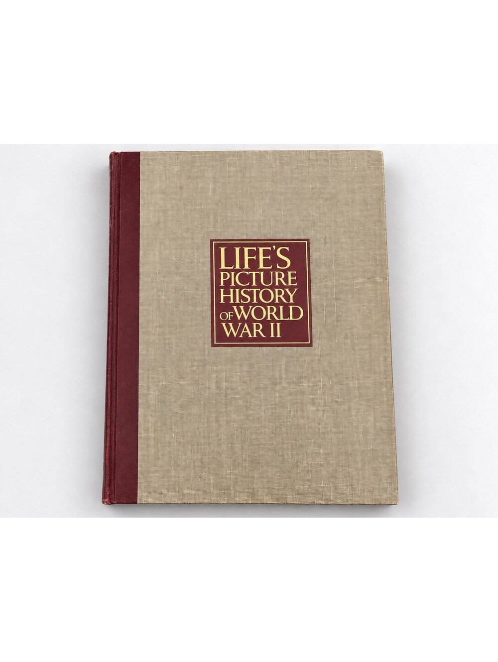 1950 LIFES Picture History of World War II WWII Photo History Hardcover Time Inc